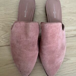 Treasure & Bond Keaton Loafer Slip on Mule Flats Dusty Pink, Women 8